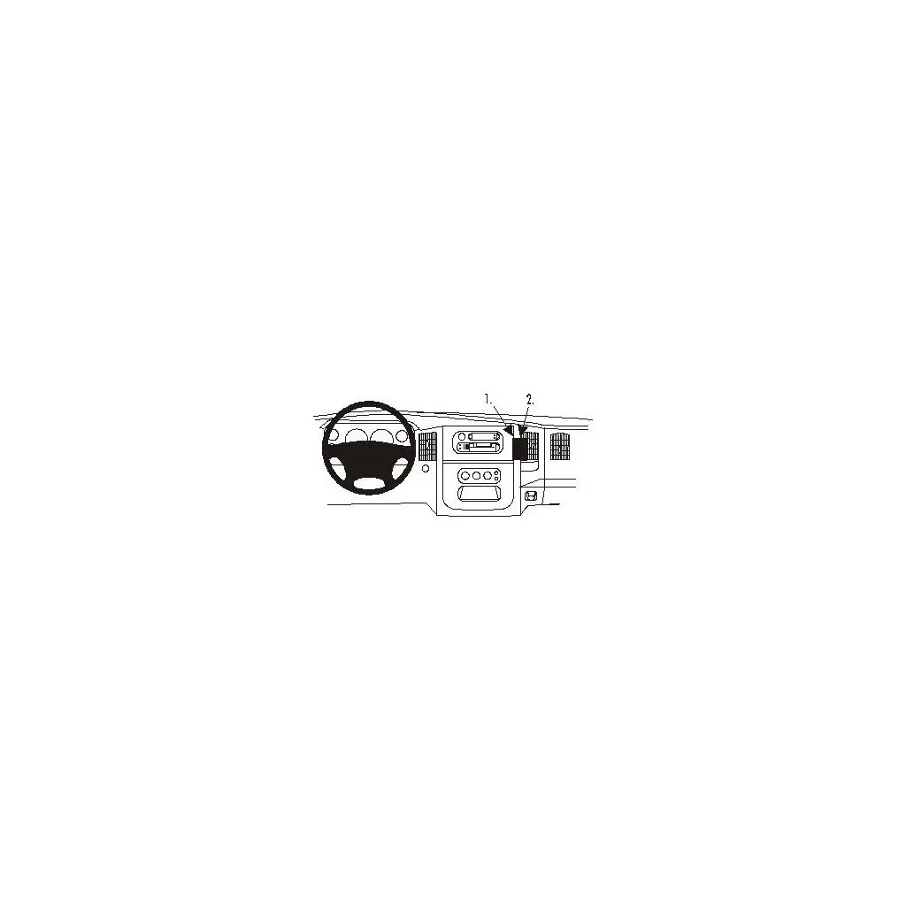Brodit Proclip Monteringsbeslag - Dodge Ram Pick Up 1500 02-05 og Ram Pick Up 2500/3500 03-05