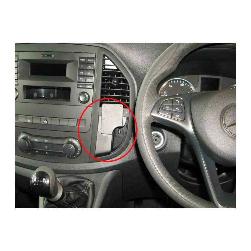 Brodit Proclip Monteringsbeslag - Mercedes Benz Vito 15-23 (til HØJRESTYRET biler, KUN til modeller med manuelt gear))