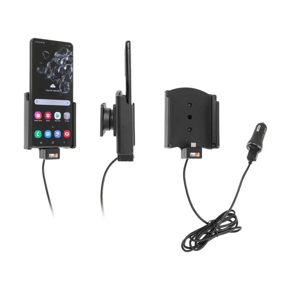 Brodit Aktiv Mobilholder med cigar adapter til Samsung Galaxy S20 Ultra 5G - 721192