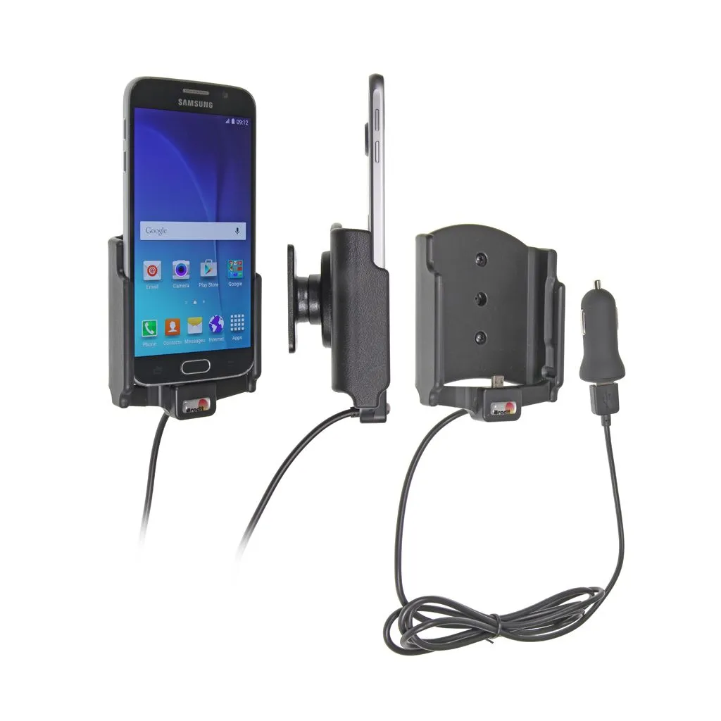 Brodit Aktiv Mobilholder med cigar adapter til Samsung Galaxy S6 - 521723