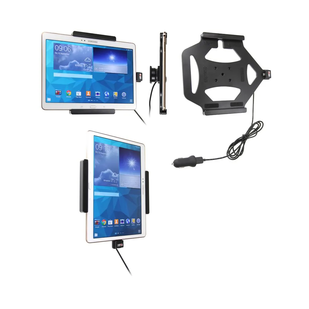 Brodit Aktiv Tablet Holder med cigar adapter til Samsung Galaxy Tab S 10.5 - 521653*